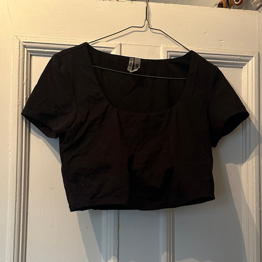 Black Women's Crop Top